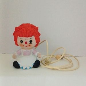USED 1970'S LEFTON RAGGEDY ANN NITE LIGHT